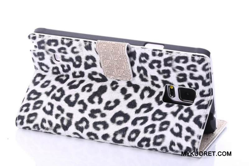 Kuori Samsung Galaxy Note 4 Nahka Puhelimen Kuoret Takakansi, Kotelo Samsung Galaxy Note 4 Suojaus Pleedi Musta