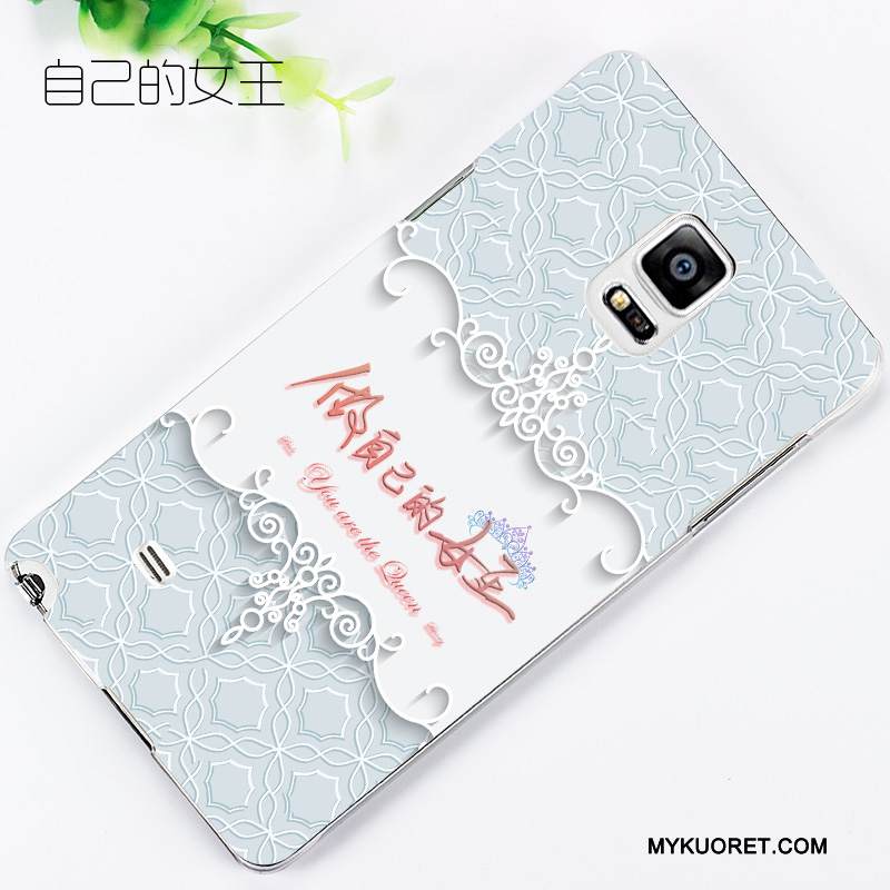 Kuori Samsung Galaxy Note 4 Sarjakuva Pesty Suede Puhelimen Kuoret, Kotelo Samsung Galaxy Note 4 Kohokuviointi Kevyt