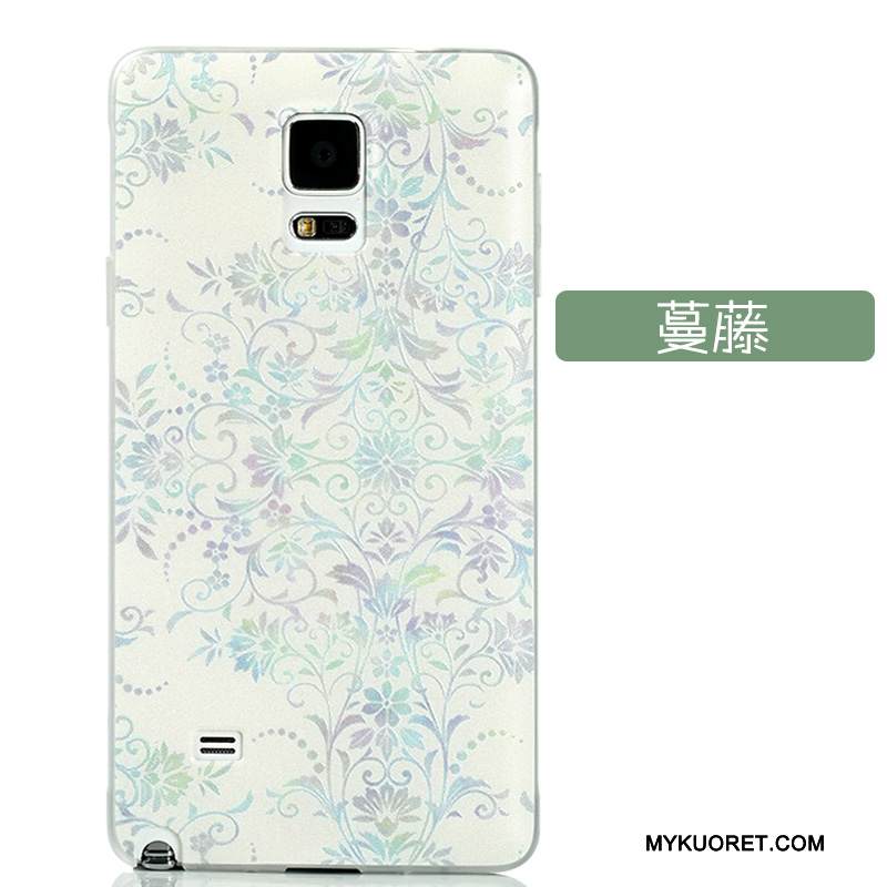 Kuori Samsung Galaxy Note 4 Sarjakuva Takakansi Ohut, Kotelo Samsung Galaxy Note 4 Suojaus Ultra Pesty Suede