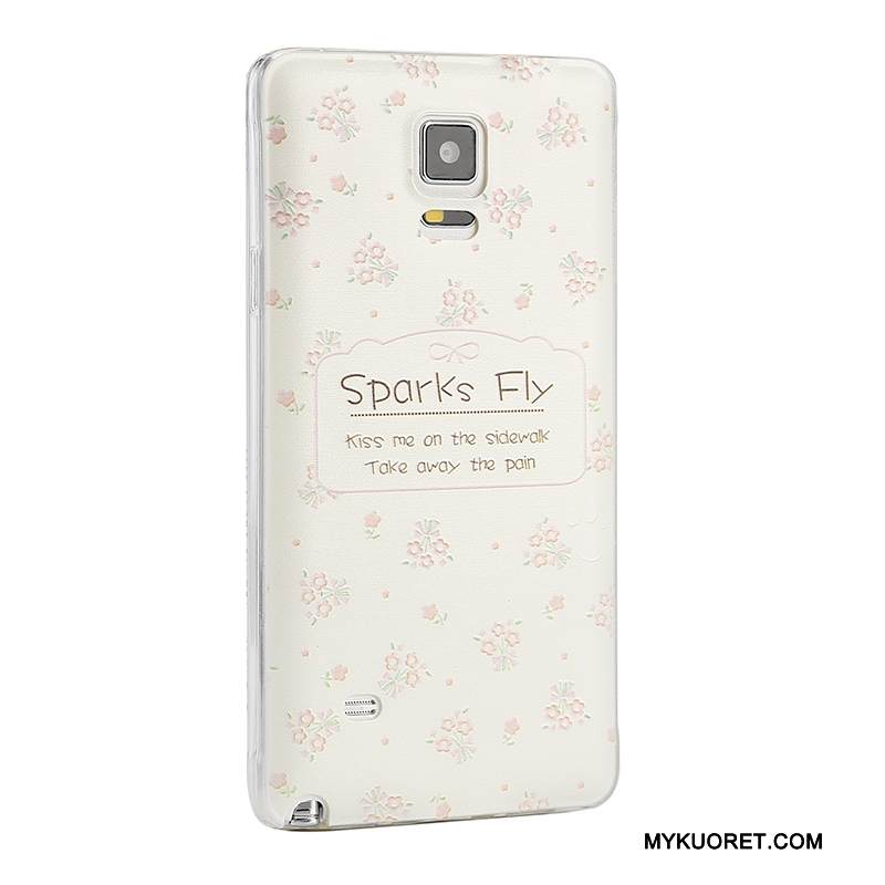 Kuori Samsung Galaxy Note 4 Silikoni Keltainen Puhelimen Kuoret, Kotelo Samsung Galaxy Note 4 Suojaus