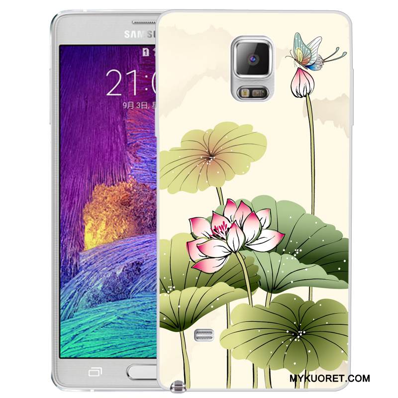 Kuori Samsung Galaxy Note 4 Silikoni Puhelimen Kuoret, Kotelo Samsung Galaxy Note 4 Maalaus