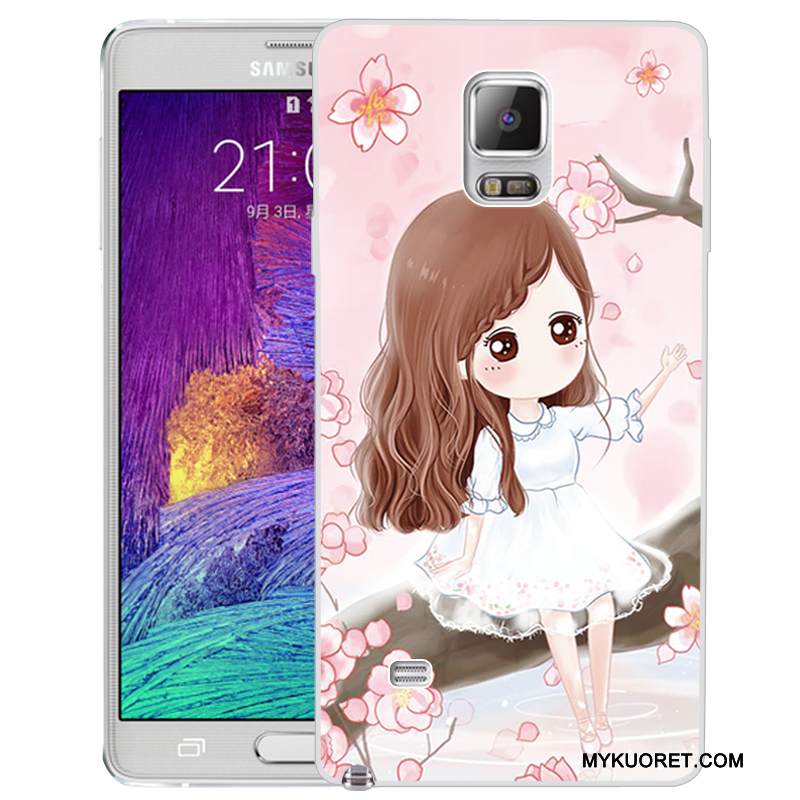 Kuori Samsung Galaxy Note 4 Silikoni Puhelimen Kuoret, Kotelo Samsung Galaxy Note 4 Maalaus