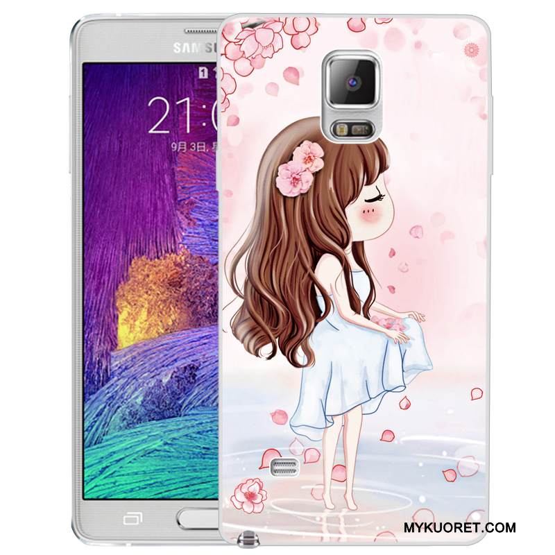 Kuori Samsung Galaxy Note 4 Silikoni Puhelimen Kuoret, Kotelo Samsung Galaxy Note 4 Maalaus