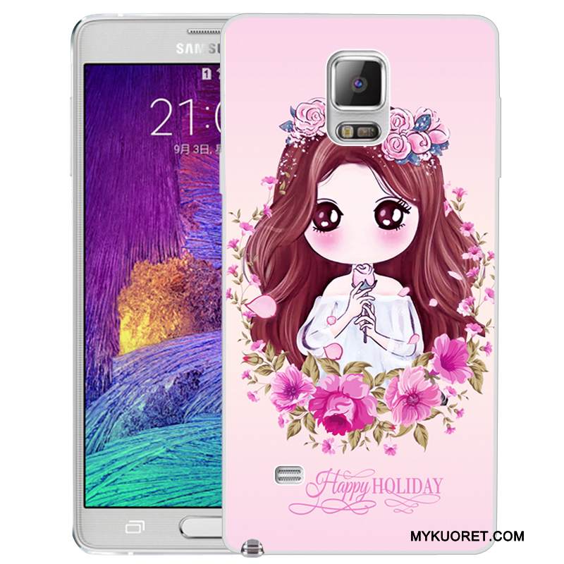 Kuori Samsung Galaxy Note 4 Silikoni Puhelimen Kuoret, Kotelo Samsung Galaxy Note 4 Maalaus