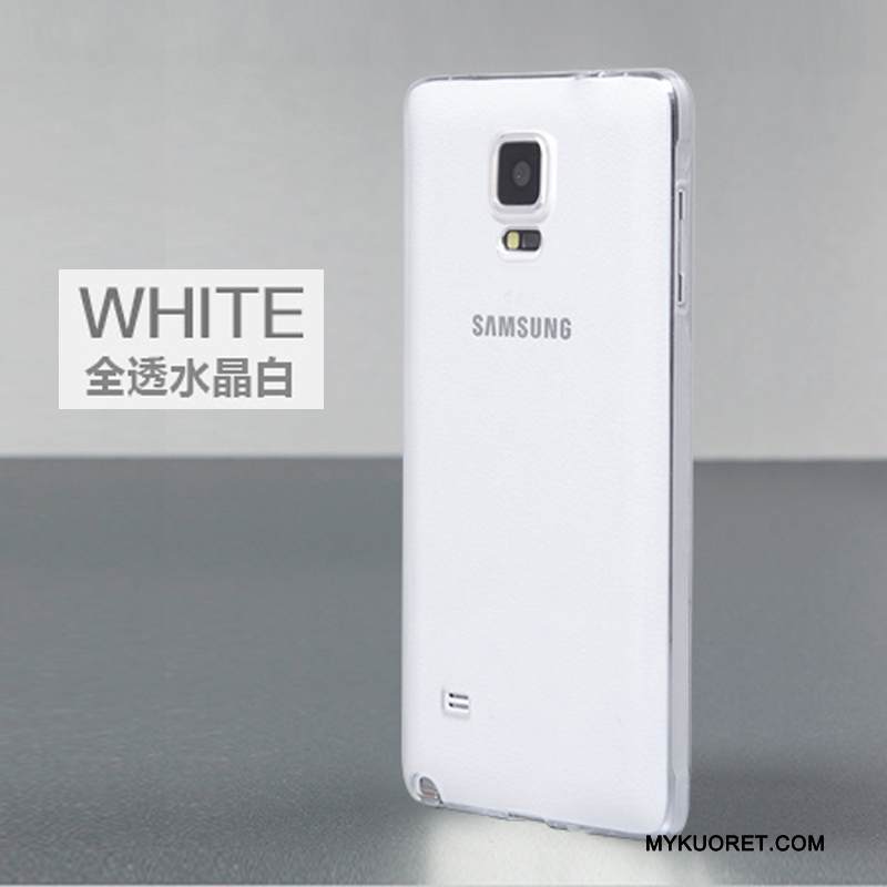 Kuori Samsung Galaxy Note 4 Suojaus Läpinäkyvä Ohut, Kotelo Samsung Galaxy Note 4 Pehmeä Neste Ultra Murtumaton