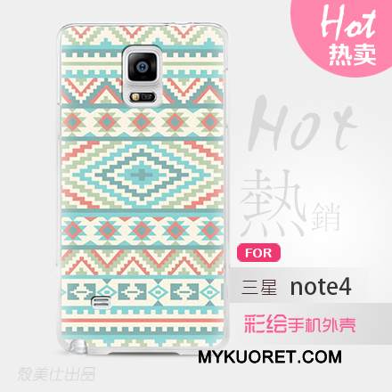 Kuori Samsung Galaxy Note 4 Suojaus Puhelimen Kuoret Vihreä, Kotelo Samsung Galaxy Note 4