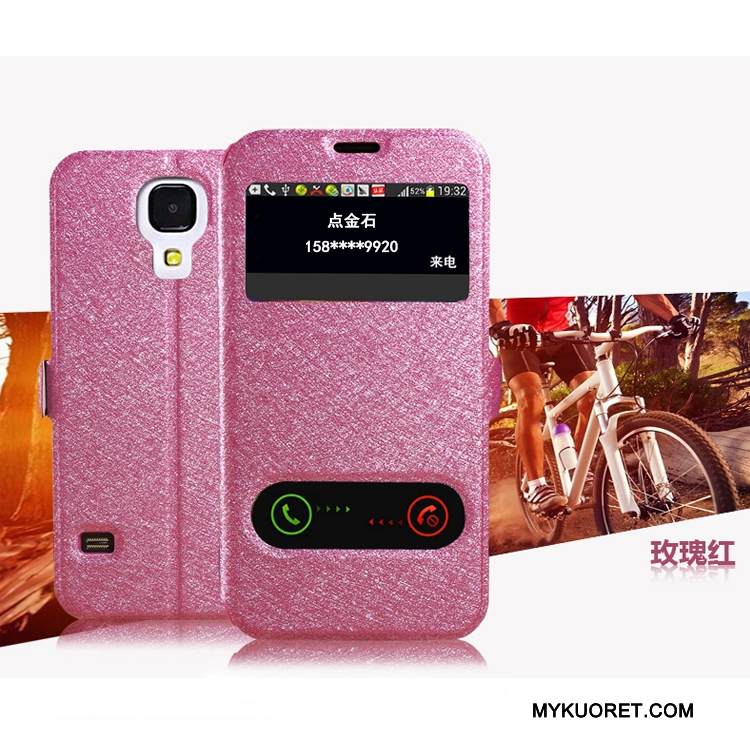 Kuori Samsung Galaxy Note 4 Suojaus Puhelimen Kuoret Violetti, Kotelo Samsung Galaxy Note 4 Nahka Avaa Ikkuna