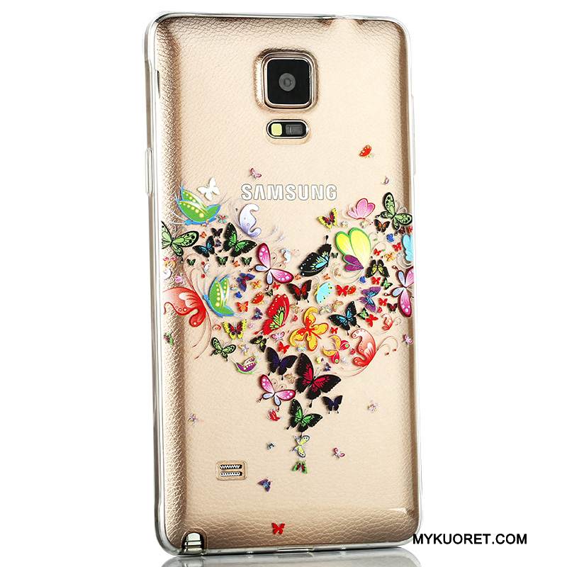 Kuori Samsung Galaxy Note 4 Suojaus Takakansi Ohut, Kotelo Samsung Galaxy Note 4 Monivärinen Ultra Murtumaton
