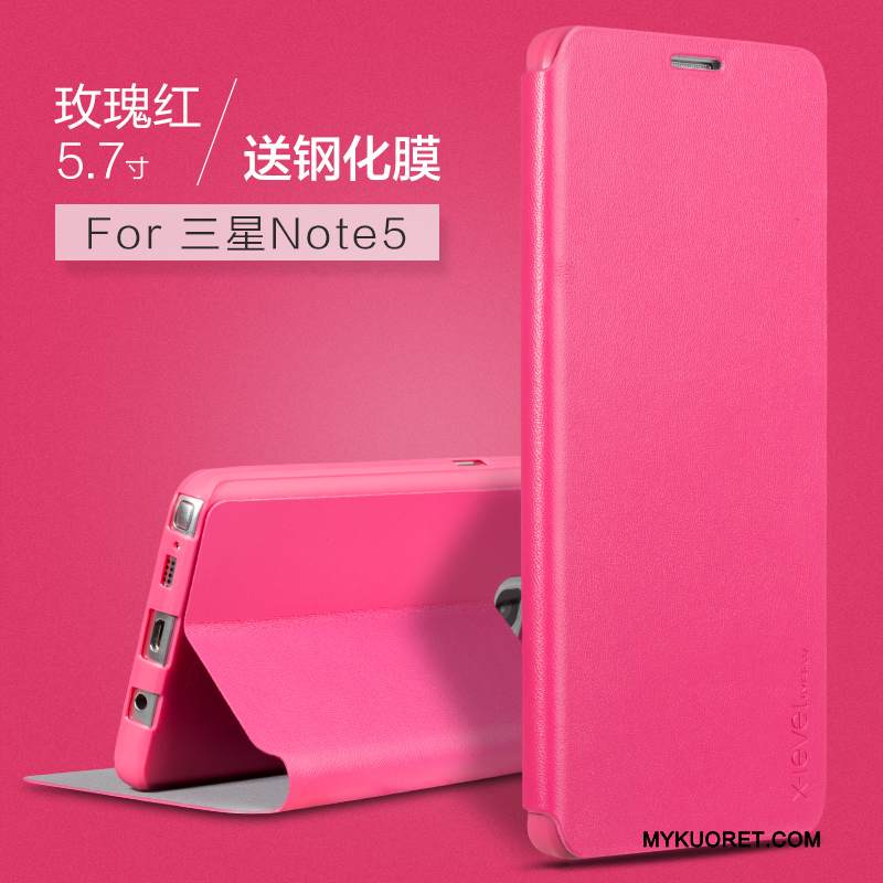 Kuori Samsung Galaxy Note 5 Kuoret 说 Ohut, Kotelo Samsung Galaxy Note 5 Nahka Puhelimen Kuoret Ultra