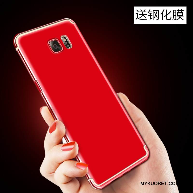 Kuori Samsung Galaxy Note 5 Laukut Puhelimen Kuoret Takakansi, Kotelo Samsung Galaxy Note 5 Silikoni Pesty Suede Sininen