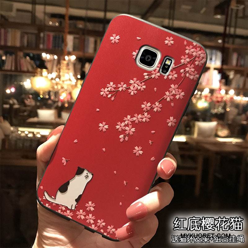 Kuori Samsung Galaxy Note 5 Laukut Punainen Puhelimen Kuoret, Kotelo Samsung Galaxy Note 5 Silikoni Trendi Ripustettavat Koristeet