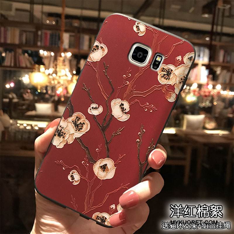 Kuori Samsung Galaxy Note 5 Laukut Punainen Puhelimen Kuoret, Kotelo Samsung Galaxy Note 5 Silikoni Trendi Ripustettavat Koristeet