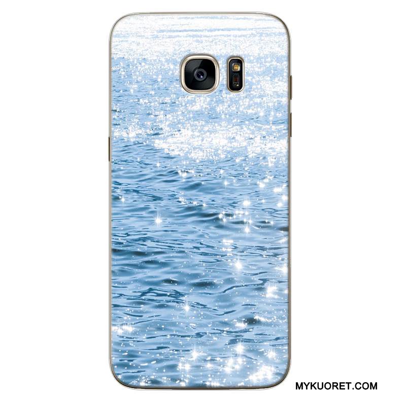 Kuori Samsung Galaxy Note 5 Laukut Vaaleansininen Muokata, Kotelo Samsung Galaxy Note 5 Pehmeä Neste Yksinkertainen Murtumaton