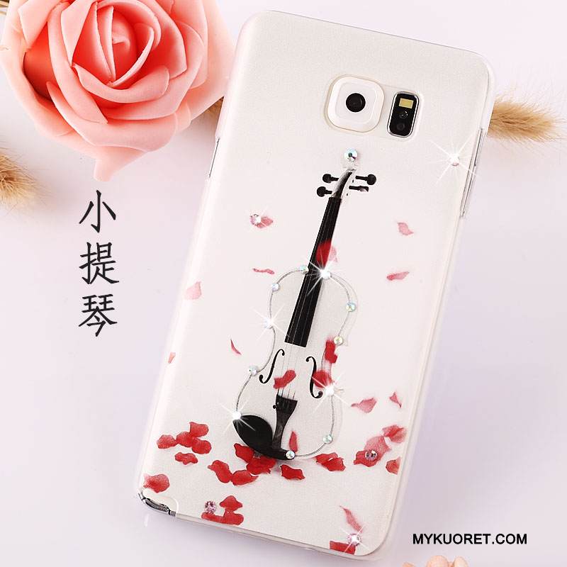 Kuori Samsung Galaxy Note 5 Maalaus Pesty Suede Sininen, Kotelo Samsung Galaxy Note 5 Suojaus Ohut Puhelimen Kuoret