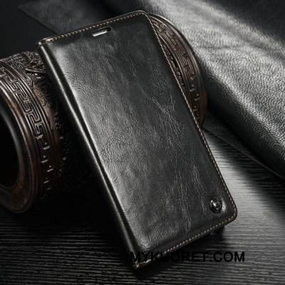 Kuori Samsung Galaxy Note 5 Nahka Kortti Punainen, Kotelo Samsung Galaxy Note 5 Suojaus