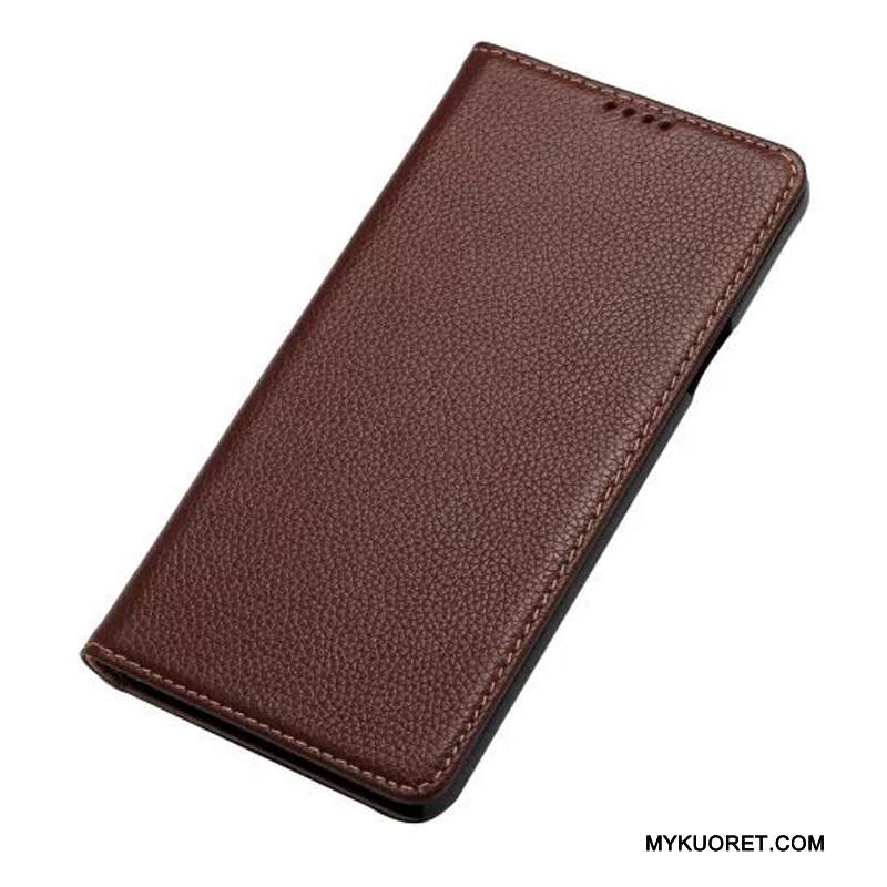 Kuori Samsung Galaxy Note 5 Nahka Puhelimen Kuoret Vesimeloni, Kotelo Samsung Galaxy Note 5 Suojaus Punainen