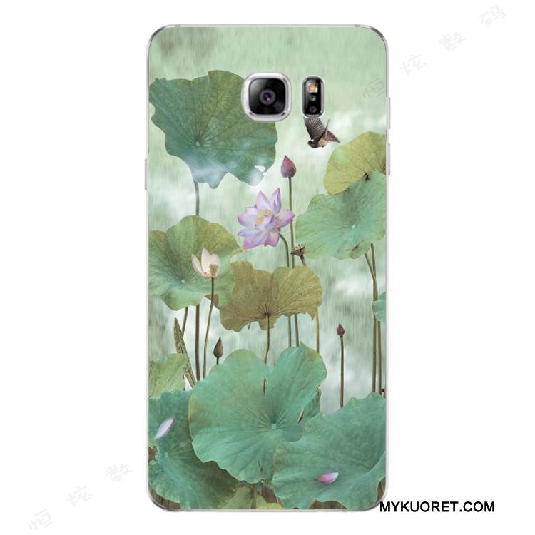 Kuori Samsung Galaxy Note 5 Pehmeä Neste Murtumaton Puhelimen Kuoret, Kotelo Samsung Galaxy Note 5 Laukut Trendi Kiinalainen Tyyli