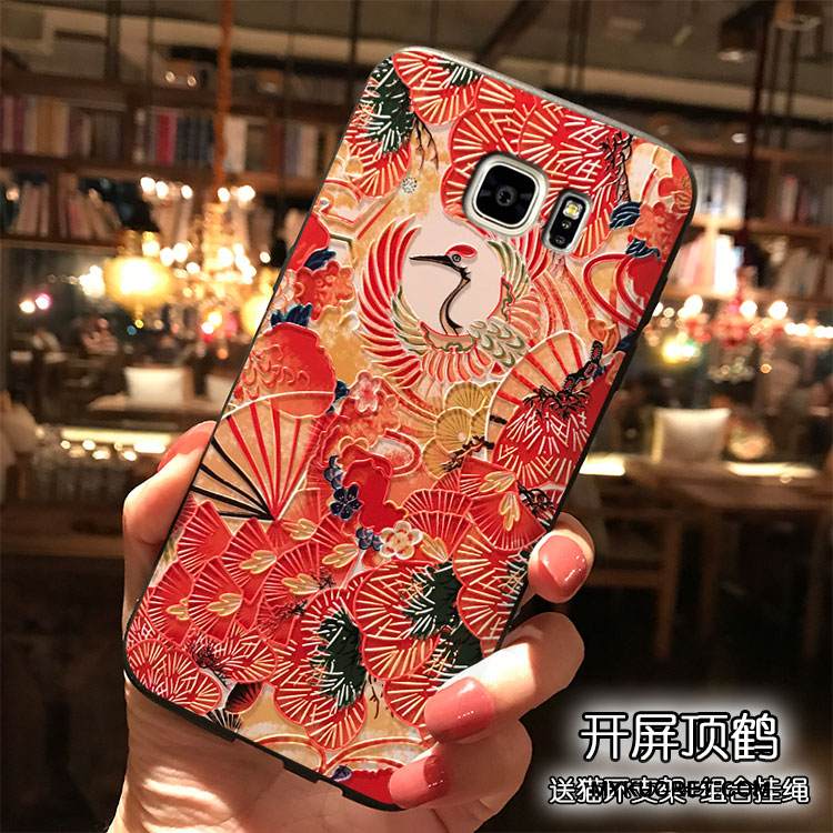 Kuori Samsung Galaxy Note 5 Pehmeä Neste Puhelimen Kuoret Persoonallisuus, Kotelo Samsung Galaxy Note 5 Silikoni Punainen