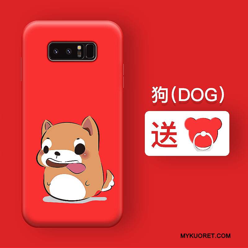 Kuori Samsung Galaxy Note 5 Pehmeä Neste Punainen Puhelimen Kuoret, Kotelo Samsung Galaxy Note 5 Silikoni Persoonallisuus Trendi