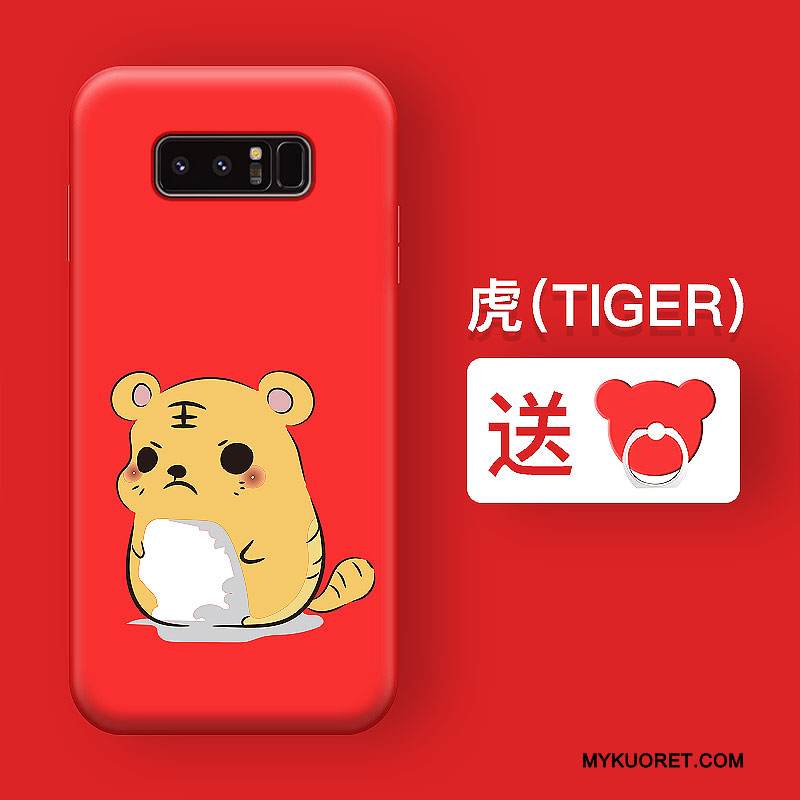 Kuori Samsung Galaxy Note 5 Pehmeä Neste Punainen Puhelimen Kuoret, Kotelo Samsung Galaxy Note 5 Silikoni Persoonallisuus Trendi