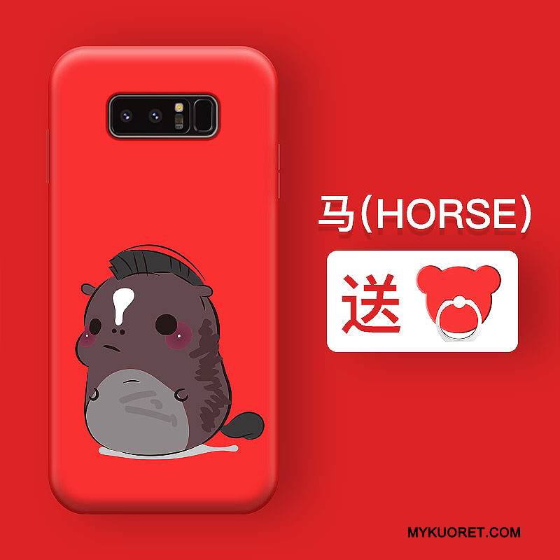 Kuori Samsung Galaxy Note 5 Pehmeä Neste Punainen Puhelimen Kuoret, Kotelo Samsung Galaxy Note 5 Silikoni Persoonallisuus Trendi