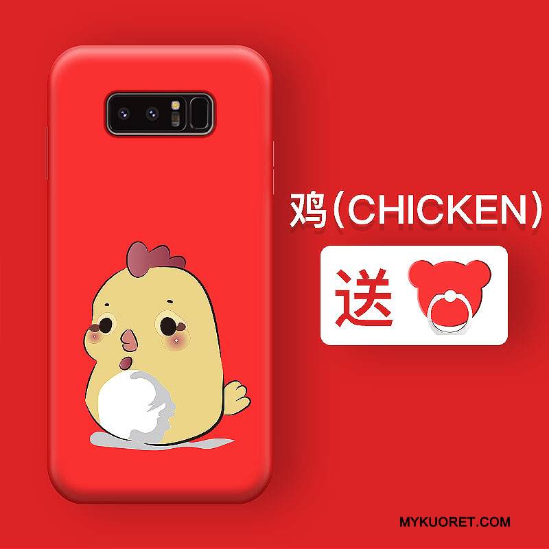 Kuori Samsung Galaxy Note 5 Pehmeä Neste Punainen Puhelimen Kuoret, Kotelo Samsung Galaxy Note 5 Silikoni Persoonallisuus Trendi