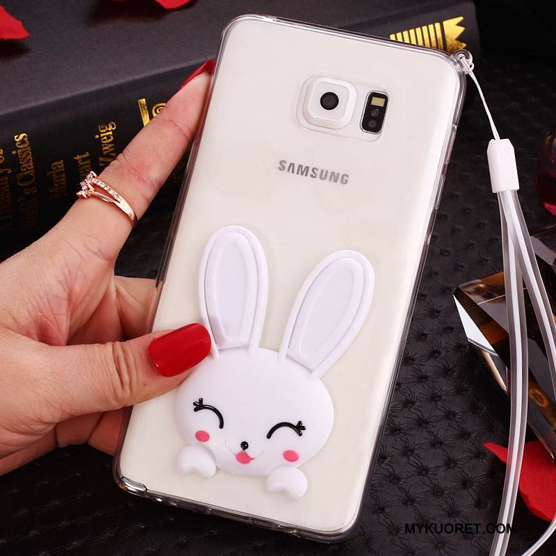 Kuori Samsung Galaxy Note 5 Sarjakuva Puhelimen Kuoret Ripustettavat Koristeet, Kotelo Samsung Galaxy Note 5 Suojaus Läpinäkyvä Jauhe