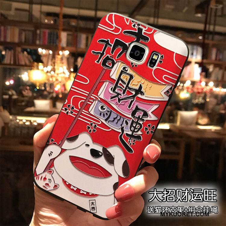 Kuori Samsung Galaxy Note 5 Silikoni Rikkaus Puhelimen Kuoret, Kotelo Samsung Galaxy Note 5 Punainen Ripustettavat Koristeet