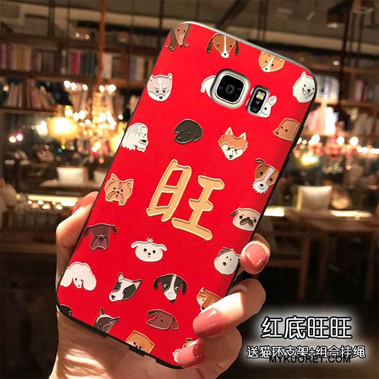 Kuori Samsung Galaxy Note 5 Silikoni Rikkaus Puhelimen Kuoret, Kotelo Samsung Galaxy Note 5 Punainen Ripustettavat Koristeet