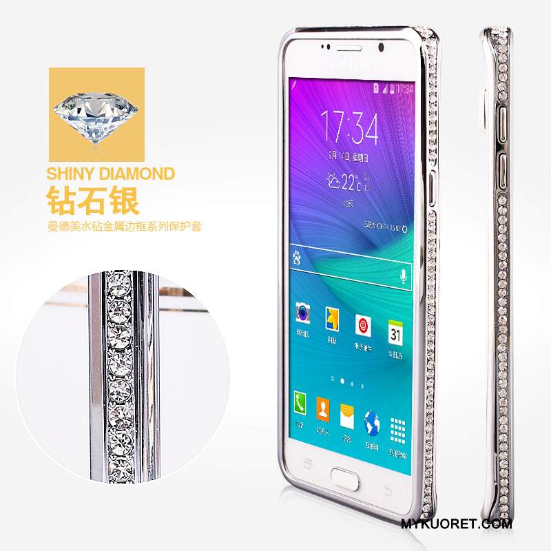 Kuori Samsung Galaxy Note 5 Suojaus Murtumaton Puhelimen Kuoret, Kotelo Samsung Galaxy Note 5 Strassi Kulta Kehys