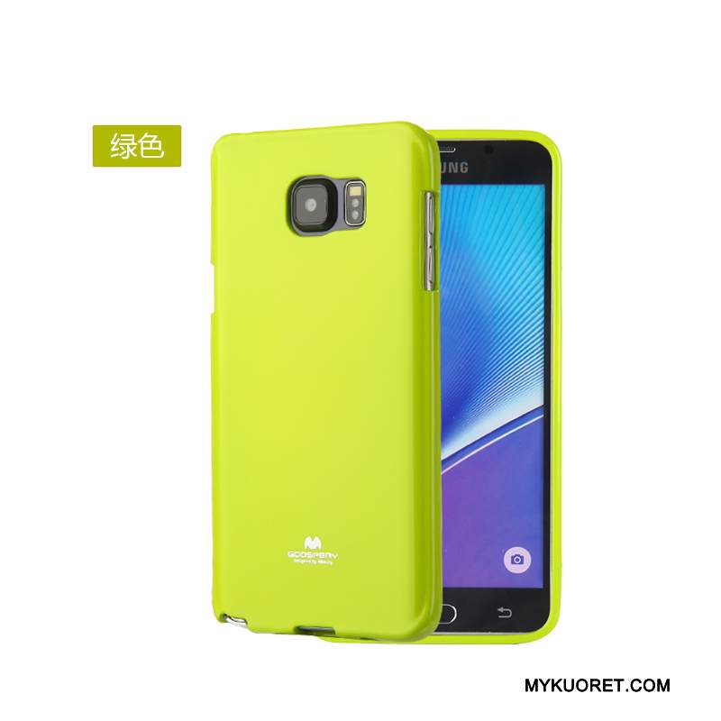 Kuori Samsung Galaxy Note 5 Suojaus Ohut Vihreä, Kotelo Samsung Galaxy Note 5 Laukut Puhelimen Kuoret Ultra