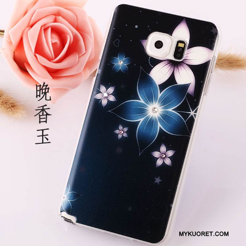 Kuori Samsung Galaxy Note 5 Suojaus Puhelimen Kuoret Sininen, Kotelo Samsung Galaxy Note 5 Kova