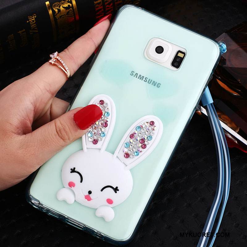 Kuori Samsung Galaxy Note 5 Suojaus Ripustettavat Koristeet Puhelimen Kuoret, Kotelo Samsung Galaxy Note 5 Strassi Violetti Läpinäkyvä