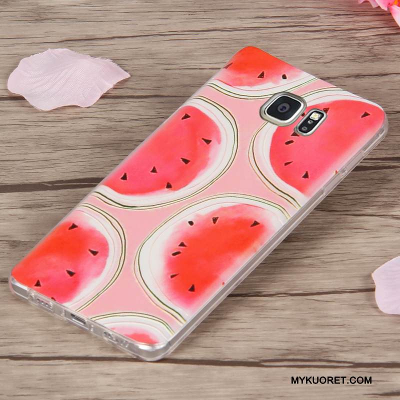 Kuori Samsung Galaxy Note 5 Suojaus Ultra Murtumaton, Kotelo Samsung Galaxy Note 5 Kohokuviointi Uusi Ohut