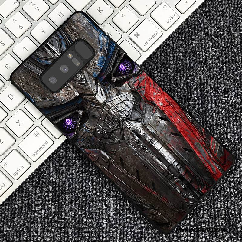 Kuori Samsung Galaxy Note 8 Kohokuviointi Tummansininen Persoonallisuus, Kotelo Samsung Galaxy Note 8 Suojaus Muokata Ulotteinen