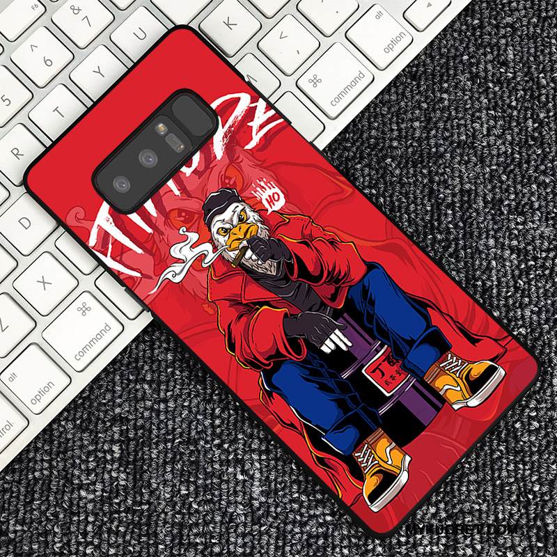 Kuori Samsung Galaxy Note 8 Kohokuviointi Tummansininen Persoonallisuus, Kotelo Samsung Galaxy Note 8 Suojaus Muokata Ulotteinen