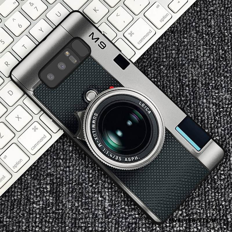 Kuori Samsung Galaxy Note 8 Kohokuviointi Tummansininen Persoonallisuus, Kotelo Samsung Galaxy Note 8 Suojaus Muokata Ulotteinen