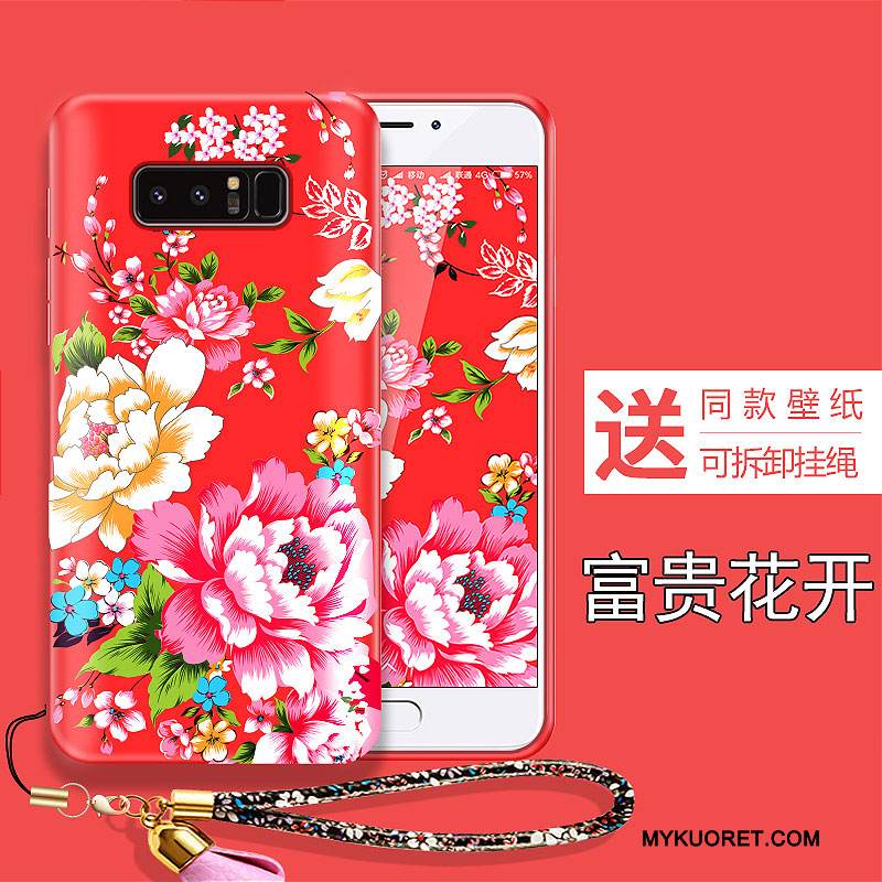 Kuori Samsung Galaxy Note 8 Laukut Murtumaton Ohut, Kotelo Samsung Galaxy Note 8 Silikoni Musta Persoonallisuus