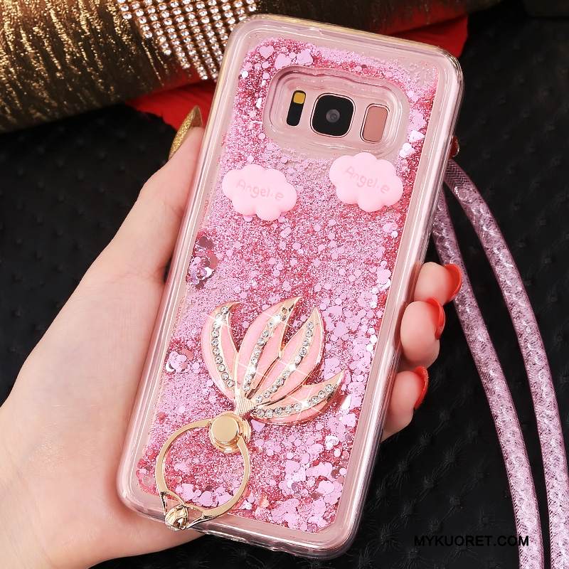 Kuori Samsung Galaxy Note 8 Laukut Ripustettavat Koristeet Violetti, Kotelo Samsung Galaxy Note 8 Suojaus Murtumaton Puhelimen Kuoret