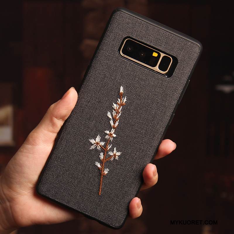 Kuori Samsung Galaxy Note 8 Luova Kirjonta Trendi, Kotelo Samsung Galaxy Note 8 Suojaus Murtumaton Kukka