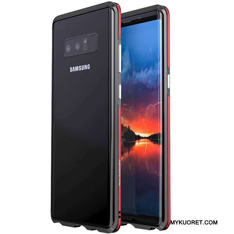 Kuori Samsung Galaxy Note 8 Luova Murtumaton Violetti, Kotelo Samsung Galaxy Note 8 Metalli Rakastunut Puhelimen Kuoret
