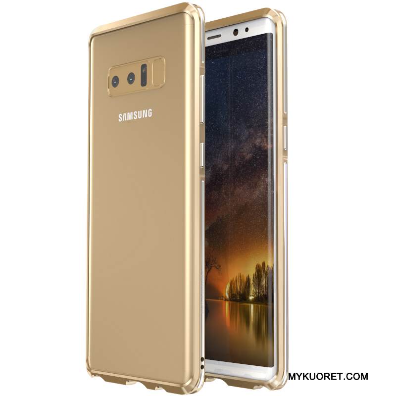 Kuori Samsung Galaxy Note 8 Luova Murtumaton Violetti, Kotelo Samsung Galaxy Note 8 Metalli Rakastunut Puhelimen Kuoret