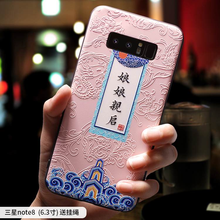 Kuori Samsung Galaxy Note 8 Luova Puhelimen Kuoret Jauhe, Kotelo Samsung Galaxy Note 8 Silikoni Murtumaton Tide-brändi