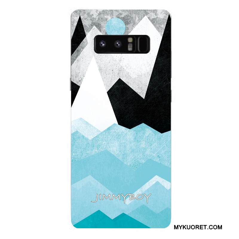 Kuori Samsung Galaxy Note 8 Luova Sininen Puhelimen Kuoret, Kotelo Samsung Galaxy Note 8 Laukut
