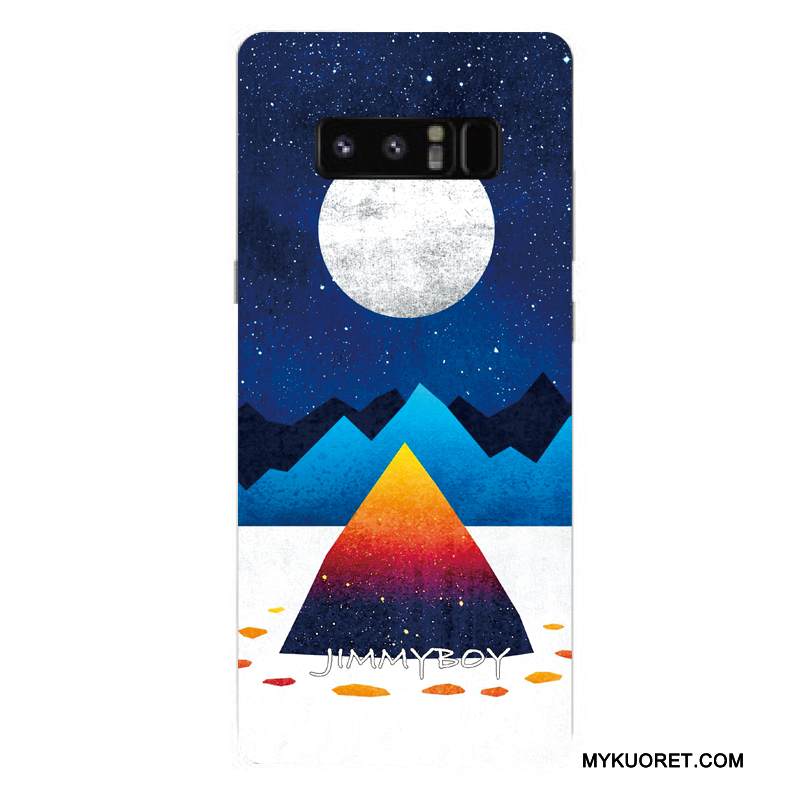 Kuori Samsung Galaxy Note 8 Luova Sininen Puhelimen Kuoret, Kotelo Samsung Galaxy Note 8 Laukut