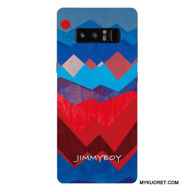 Kuori Samsung Galaxy Note 8 Luova Sininen Puhelimen Kuoret, Kotelo Samsung Galaxy Note 8 Laukut