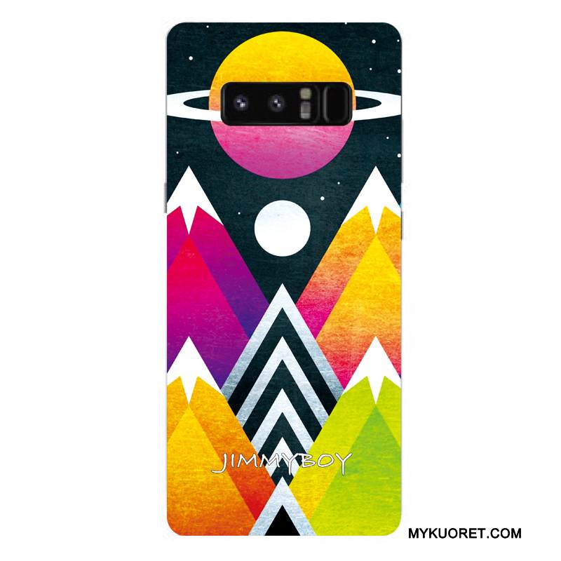 Kuori Samsung Galaxy Note 8 Luova Sininen Puhelimen Kuoret, Kotelo Samsung Galaxy Note 8 Laukut