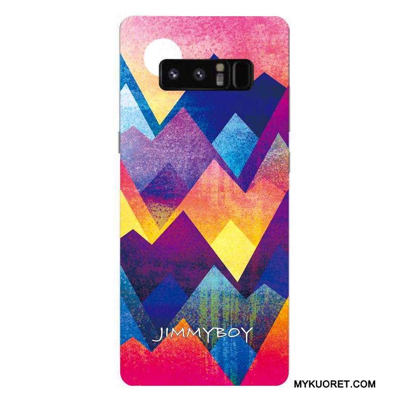 Kuori Samsung Galaxy Note 8 Luova Sininen Puhelimen Kuoret, Kotelo Samsung Galaxy Note 8 Laukut