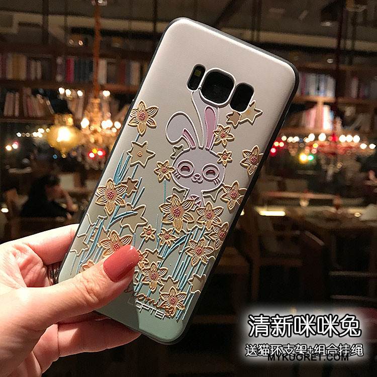 Kuori Samsung Galaxy Note 8 Monivärinen Pesty Suede Puhelimen Kuoret, Kotelo Samsung Galaxy Note 8 Kohokuviointi Musta