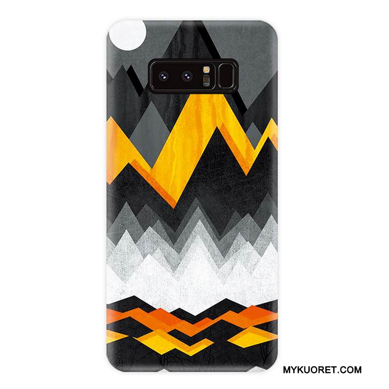 Kuori Samsung Galaxy Note 8 Pehmeä Neste Murtumaton Tide-brändi, Kotelo Samsung Galaxy Note 8 Laukut Pesty Suede Persoonallisuus